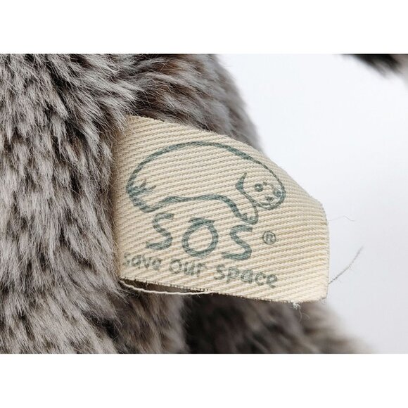 SOS Save Our Space Gray Ring-Tailed Lemur & Sloth Plush Stuffed Animal - Picture 11 of 11